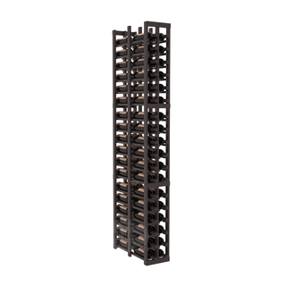 Elementcollection 2 Column Double Deep Wood Wine Rack Black Stained