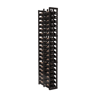 Elementcollection 2 Column Double Deep Wood Wine Rack Black Stained