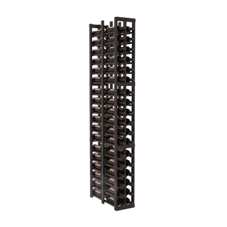 Elementcollection 2 Column Double Deep Wood Wine Rack Black Stained