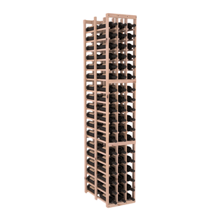 Elementcollection 3 Column Double Deep Wood Wine Rack Unstained