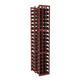 Elementcollection 3 Column Double Deep Wood Wine Rack Cherry Stained
