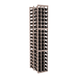 Elementcollection 3 Column Double Deep Wood Wine Rack Greywash Stained