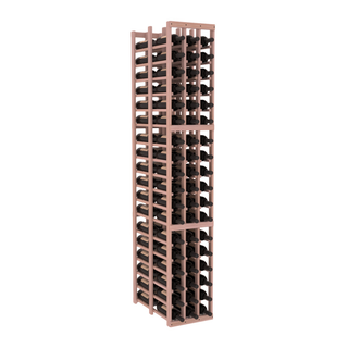 Elementcollection 3 Column Double Deep Wood Wine Rack Unstained