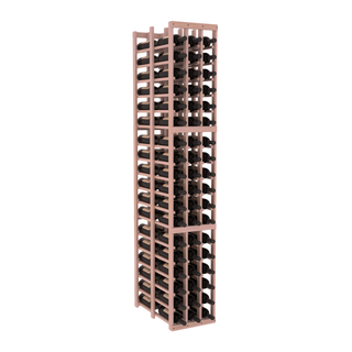 Elementcollection 3 Column Double Deep Wood Wine Rack Unstained