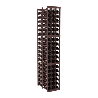Elementcollection 3 Column Double Deep Wood Wine Rack Walnut Stained