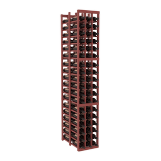 Elementcollection 3 Column Double Deep Wood Wine Rack Cherry Stained