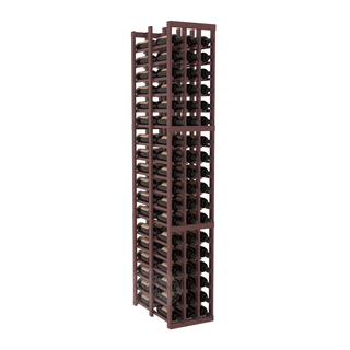Elementcollection 3 Column Double Deep Wood Wine Rack Walnut Stained