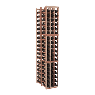 Elementcollection 3 Column Double Deep Wood Wine Rack Unstained