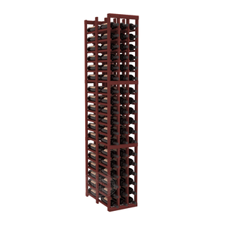 Elementcollection 3 Column Double Deep Wood Wine Rack Cherry Stained