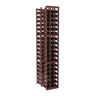 Elementcollection 3 Column Double Deep Wood Wine Rack Cherry Stained