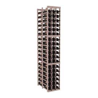 Elementcollection 3 Column Double Deep Wood Wine Rack Greywash Stained