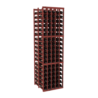 Elementcollection 5 Column Double Deep Wood Wine Rack Cherry Stained