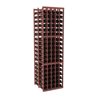 Elementcollection 5 Column Double Deep Wood Wine Rack Cherry Stained