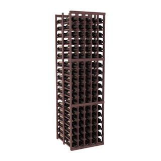 Elementcollection 5 Column Double Deep Wood Wine Rack Walnut Stained