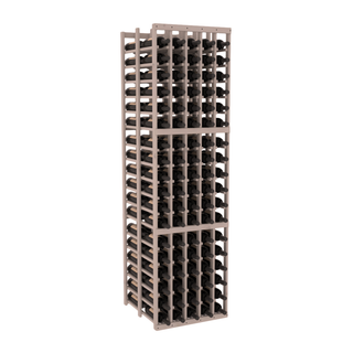 Elementcollection 5 Column Double Deep Wood Wine Rack Greywash Stained