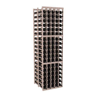 Elementcollection 5 Column Double Deep Wood Wine Rack Greywash Stained