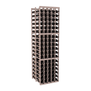 Elementcollection 5 Column Double Deep Wood Wine Rack Greywash Stained