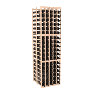 Elementcollection 5 Column Double Deep Wood Wine Rack Unstained Element Collection