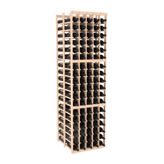 Elementcollection 5 Column Double Deep Wood Wine Rack Unstained