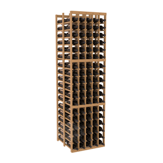 Elementcollection 5 Column Double Deep Wood Wine Rack Oak Stained