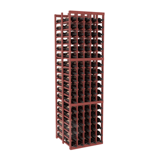 Elementcollection 5 Column Double Deep Wood Wine Rack Cherry Stained