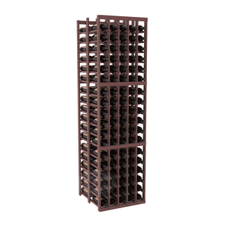 Elementcollection 5 Column Double Deep Wood Wine Rack Walnut Stained