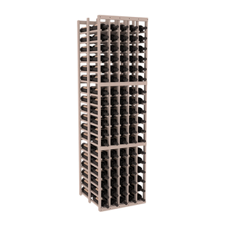 Elementcollection 5 Column Double Deep Wood Wine Rack Greywash Stained