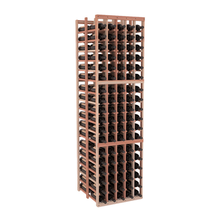 Elementcollection 5 Column Double Deep Wood Wine Rack Unstained