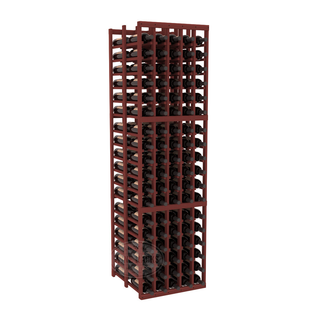 Elementcollection 5 Column Double Deep Wood Wine Rack Cherry Stained