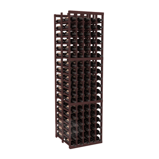 Elementcollection 5 Column Double Deep Wood Wine Rack Walnut Stained
