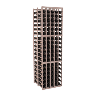 Elementcollection 5 Column Double Deep Wood Wine Rack Greywash Stained