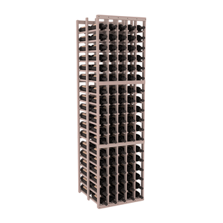 Elementcollection 5 Column Double Deep Wood Wine Rack Greywash Stained