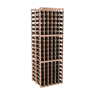 Elementcollection 6 Column Double Deep Wood Wine Rack Unstained
