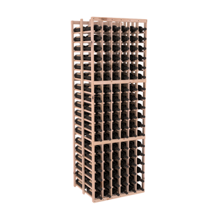 Elementcollection 6 Column Double Deep Wood Wine Rack Unstained