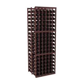 Elementcollection 6 Column Double Deep Wood Wine Rack Walnut Stained