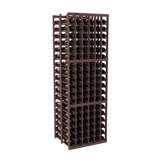 Elementcollection 6 Column Double Deep Wood Wine Rack Walnut Stained