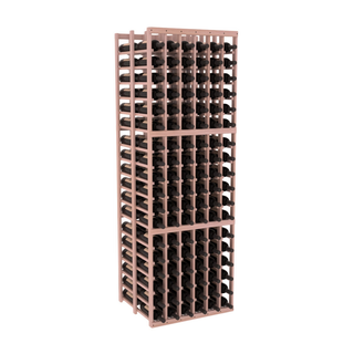 Elementcollection 6 Column Double Deep Wood Wine Rack Unstained
