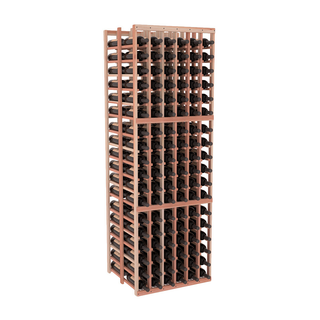 Elementcollection 6 Column Double Deep Wood Wine Rack Unstained