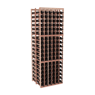 Elementcollection 6 Column Double Deep Wood Wine Rack Unstained