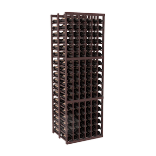 Elementcollection 6 Column Double Deep Wood Wine Rack Walnut Stained