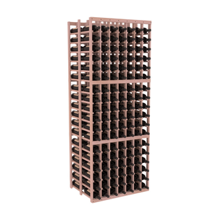 Elementcollection 7 Column Double Deep Wood Wine Rack Unstained