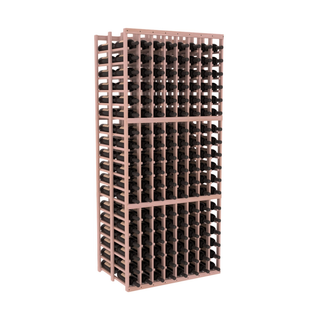 Elementcollection 8 Column Double Deep Wood Wine Rack Unstained