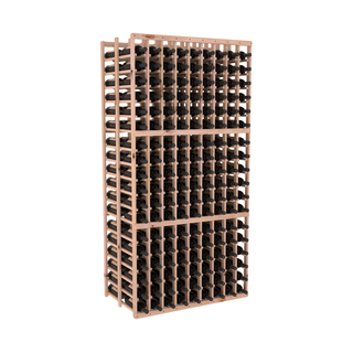 Elementcollection 9 Column Double Deep Wood Wine Rack Unstained