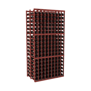 Elementcollection 9 Column Double Deep Wood Wine Rack Cherry Stained