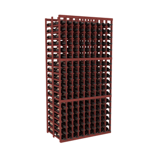 Elementcollection 9 Column Double Deep Wood Wine Rack Cherry Stained