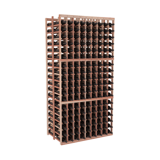 Elementcollection 9 Column Double Deep Wood Wine Rack Unstained