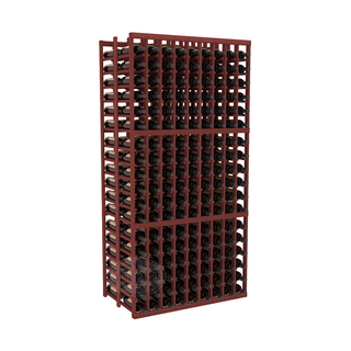 Elementcollection 9 Column Double Deep Wood Wine Rack Cherry Stained