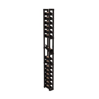 Elementcollection 1 Column Display Row Wood Wine Rack Black Stained