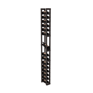 Elementcollection 1 Column Display Row Wood Wine Rack Black Stained