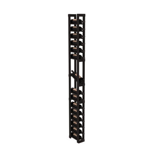 Elementcollection 1 Column Display Row Wood Wine Rack Black Stained